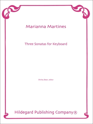Hildegard Publishing Company - Three Sonatas for Keyboard - Martinez/Bean - Piano - Book
