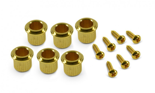 6 In Line Supreme Series Tuning Machines - Gold