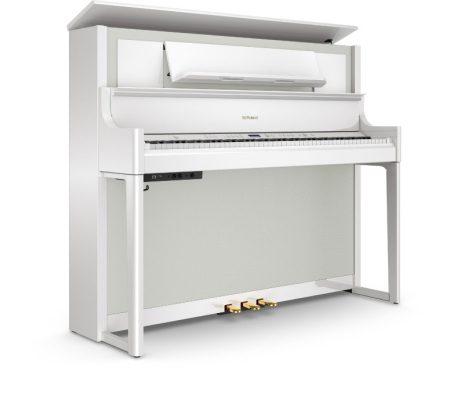 Roland - LX708 Digital Piano - Polished White