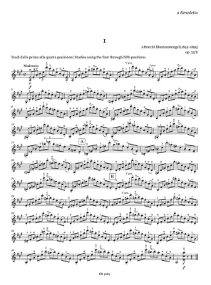 Studies for Violin (from Elementary to Kreutzer Studies), Fasc. III: VI-VII Positions - Perlini - Violin - Book