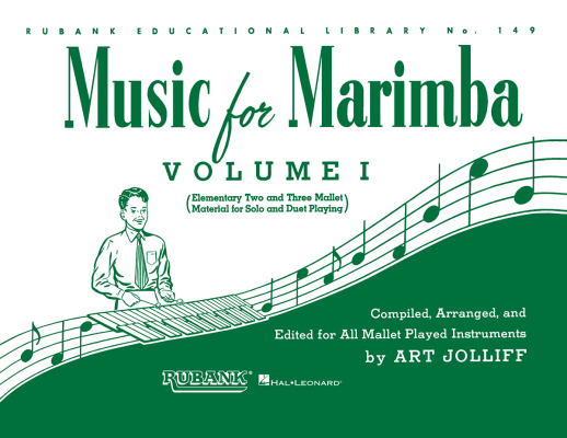 Rubank Publications - Music for Marimba, Volume I - Jolliff - Marimba - Book