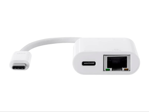 Monoprice Select Series USB-C to Gigabit Ethernet and USB-C Dual Port Adapter