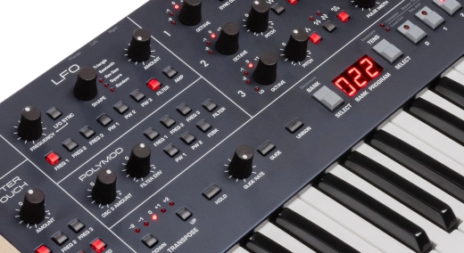 TRIGON-6 Six Voice Analog Polyphonic Synthesizer