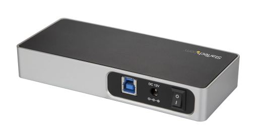 7 Port USB-C Hub with Fast Charge Port with Power Adapter