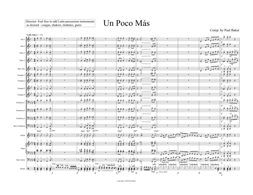 Un Poco Mas - Baker - Jazz Ensemble - Gr. 2