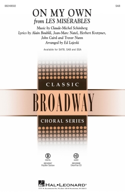 Hal Leonard - On My Own (from Les Miserables) - Schonberg/Lojeski - SAB