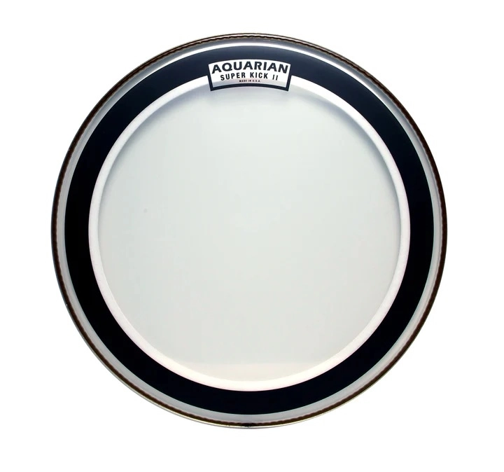 Super Kick II Clear Drum Head with Tom Hoop - 16\'\'