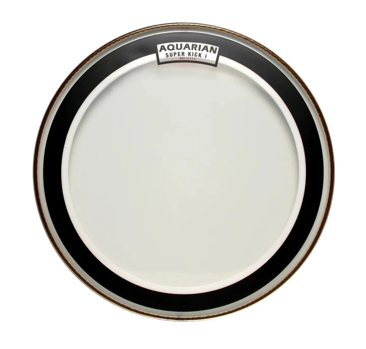 Super Kick I Clear Drum Head with Tom Hoop - 18\'\'