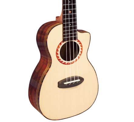 Rengas Tenor Cutaway Ukulele with Solid Spruce Top