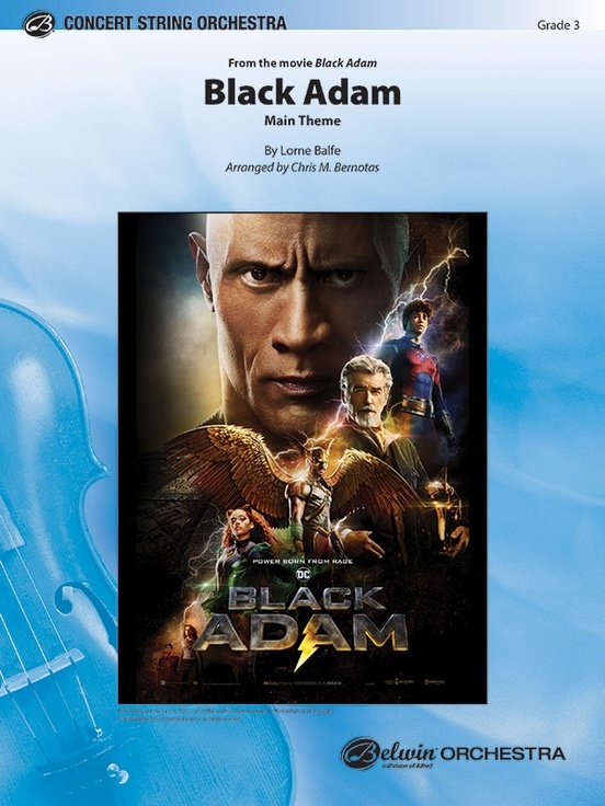 Black Adam: Main Theme - Balfe/Bernotas - String Orchestra - Gr. 3