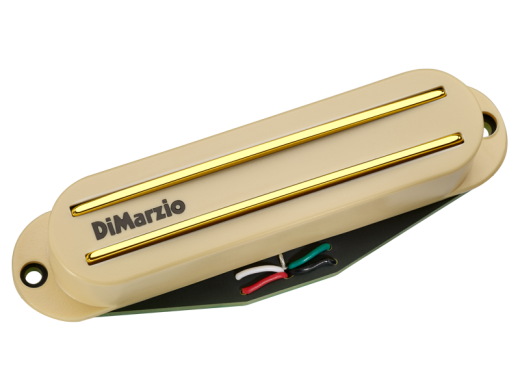DiMarzio - The Chopper Strat Pickup - Cream with Gold Poles