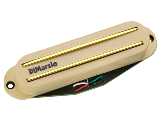 DiMarzio - The Chopper Strat Pickup - Cream with Gold Poles