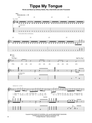 Red Hot Chili Peppers: Return of the Dream Canteen - Guitar TAB - Book