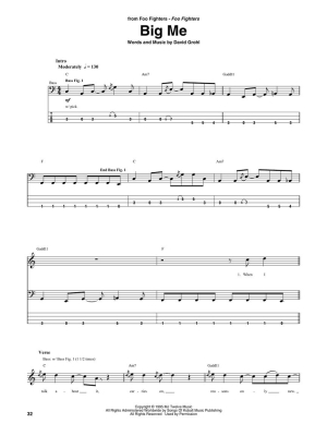 Foo Fighters: Bass Tab Collection - Bass Guitar TAB - Book