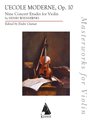 Lauren Keiser Music Publishing - Lecole Moderne, Op. 10 - Wieniawski - Granat - Book