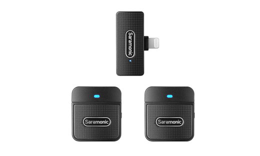 Saramonic - Blink 100 B4 Ultracompact 2.4GHz Dual-Channel Wireless Microphone System for iOS