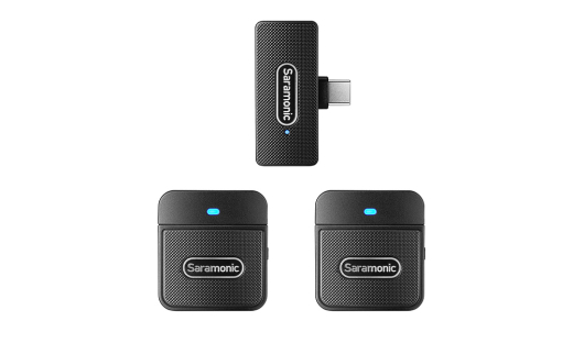 Saramonic - Blink 100 B6 Ultracompact 2.4GHz Dual-Channel Wireless Microphone System with USB