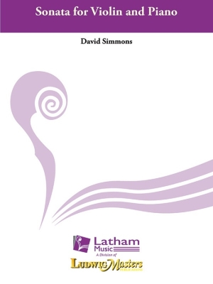 Latham Music - Sonata - Simmons - Violin/Piano - Book