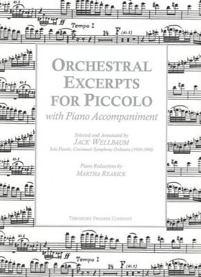 Orchestral Excerpts For Piccolo