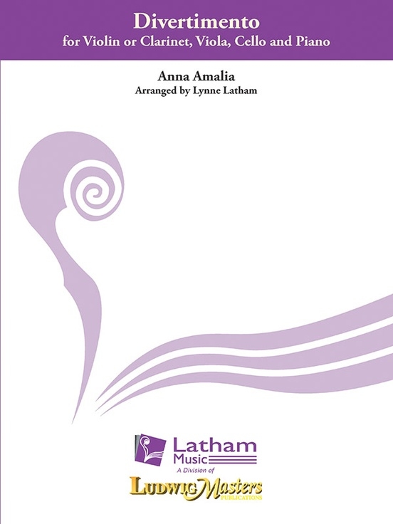 Divertimento - Amalia/Latham - Piano Quartet - Score/Parts
