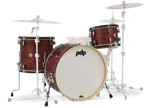 Pacific Drums - Concept Maple Classic 3-Piece Shell Pack (22,13,16) - Ox-Blood Stain