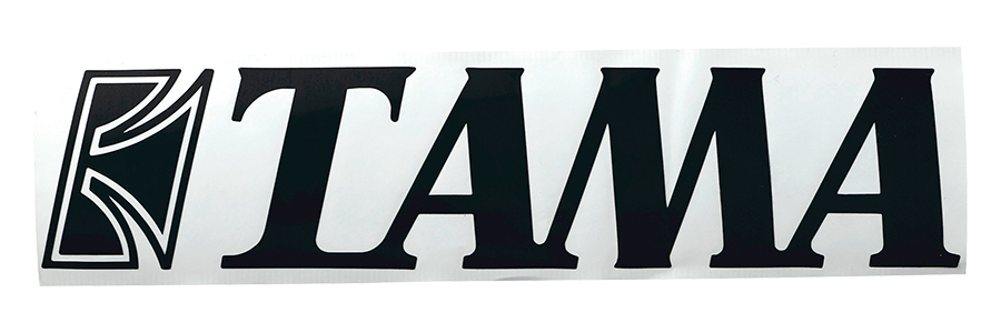 TAMA Logo Sticker 60 x 280 mm - Black