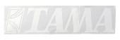 Tama - TAMA Logo Sticker 35 x 150 mm - White