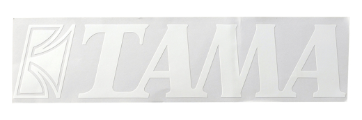 TAMA Logo Sticker 35 x 150 mm - White