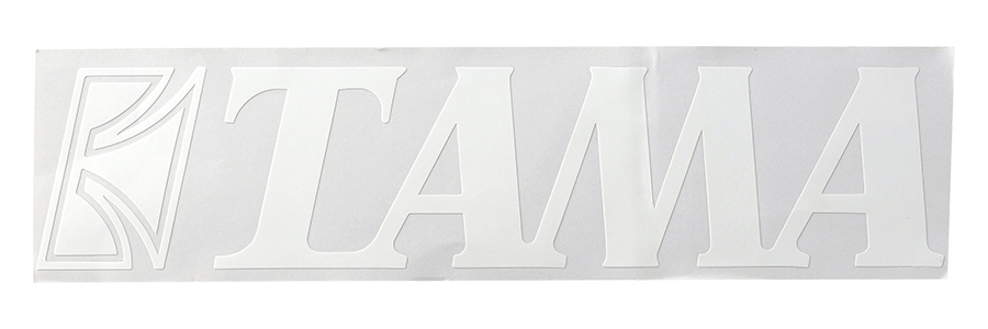TAMA Logo Sticker 40 x 190 mm - White