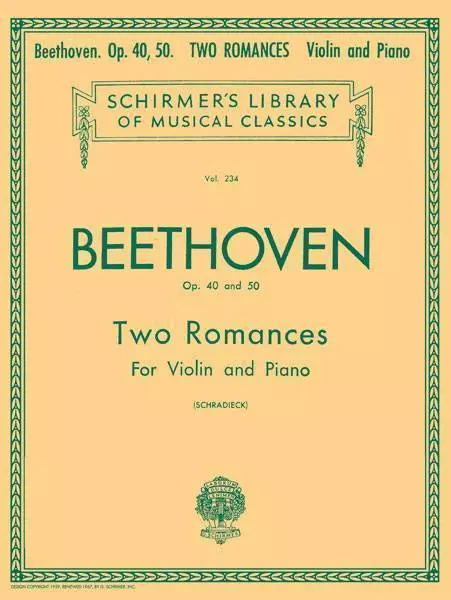 2 Romanze, Op. 40 and 50