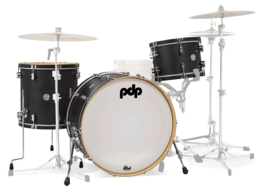 Pacific Drums - Concept Maple Classic 3-Piece Shell Pack (26,13,16) - Ebony Satin