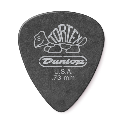 Dunlop - Tortex Pitch Black Standard Pick .73 mm Player Pack (12)