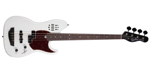 Godin Guitars - RG-4 Ultra Carbon White RN Bass Electric/Acoustic Hybrid with Gigbag