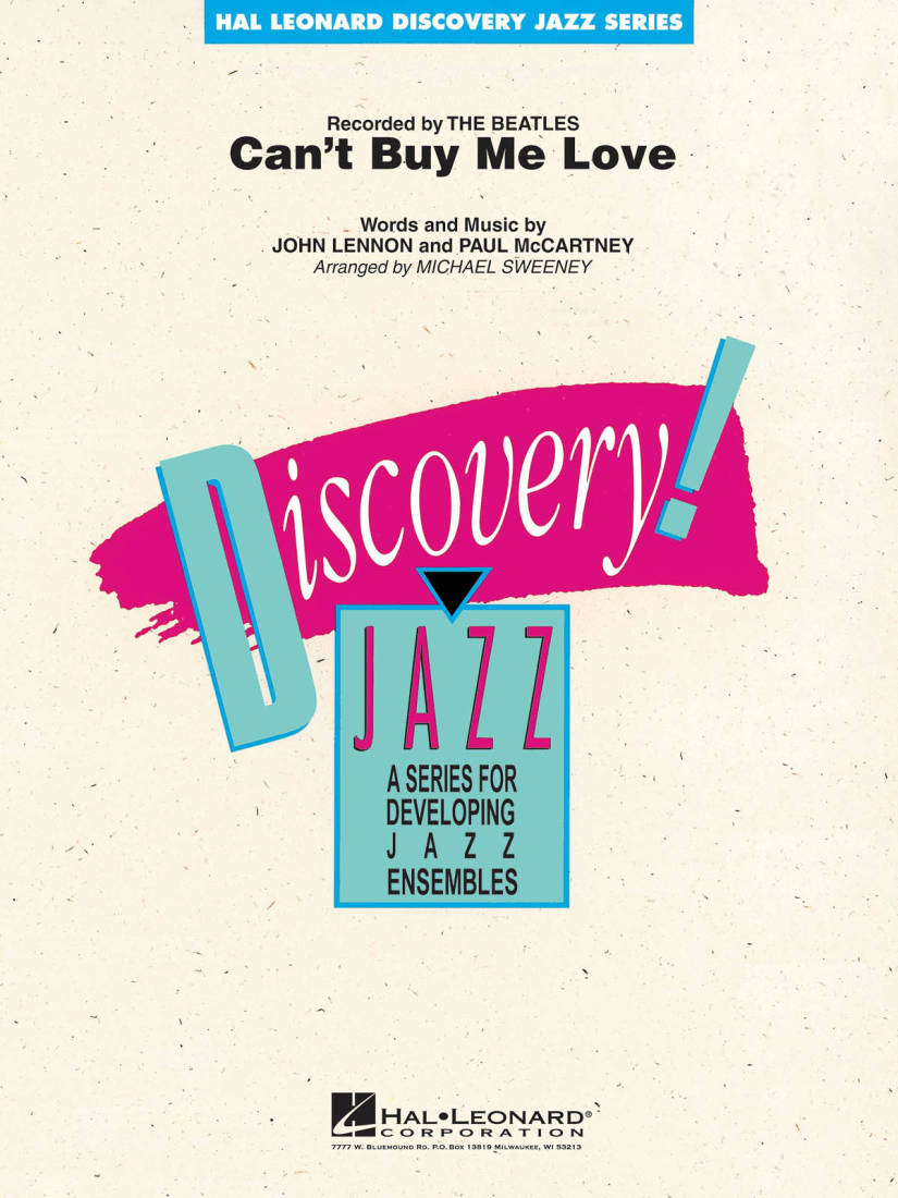 Can\'t Buy Me Love - McCartney /Lennon /Sweeney - Jazz Ensemble - Gr. 1-2