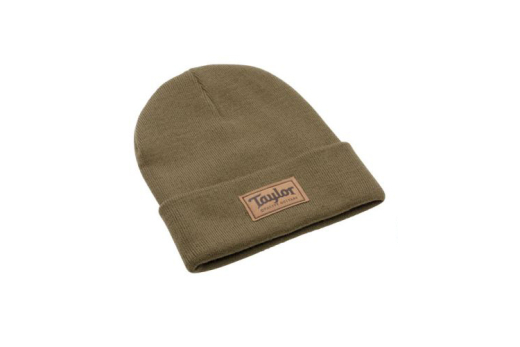 Taylor Logo Patch Beanie - Olive
