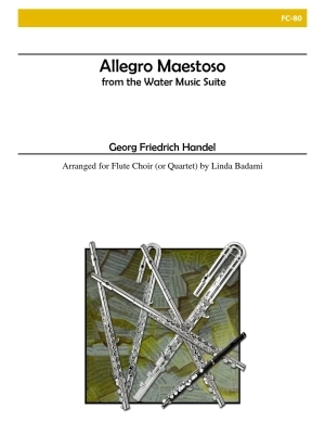 ALRY Publications - Allegro Maestoso (from the Water Music Suite) Haendel Quatuor de fltes