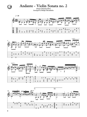 Masterful Arrangements for Classical Guitar - Mermikides - Classical Guitar TAB - Book/Audio Online