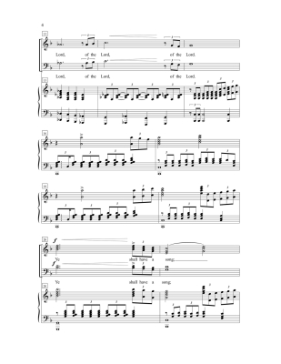Ye Shall Have a Song - Hailstork - SATB