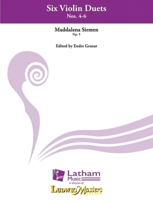 Latham Music - Six Violin Duets, Op. 5, Nos. 4-6 - Sirmen/Granat - Violin Duets - Score/Parts