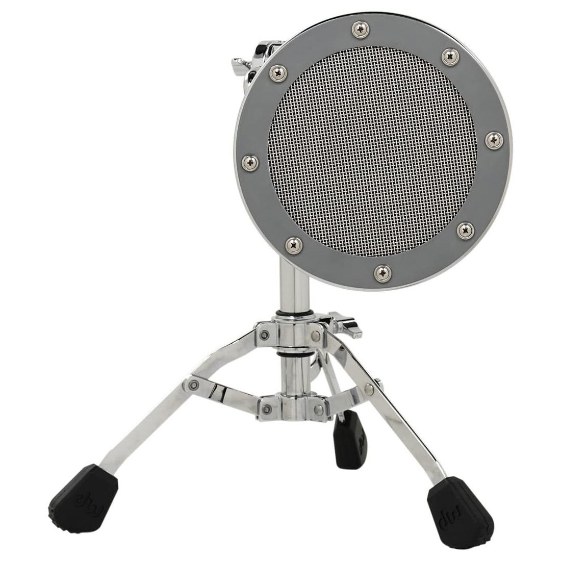 Moon Mic with Stand - Mirrored Chrome