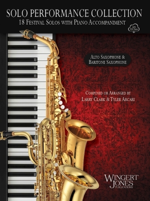 Wingert-Jones Publications - Solo Performance Collection for Alto Saxophone & Baritone Saxophone - Clark/Arcari - Alto Saxophone & Baritone Saxophone - Book/Media Online