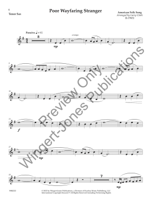Solo Performance Collection for Tenor Saxophone - Clark/Arcari - Tenor Saxophone - Book/Media Online
