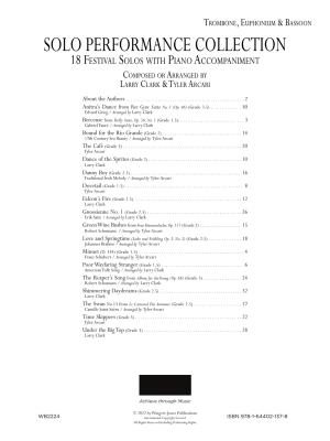 Solo Performance Collection for Trombone, Euphonium & Bassoon - Clark/Arcari - Trombone, Euphonium & Bassoon - Book/Media Online