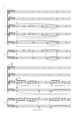 All That Could Never Be Said (Movement IX from The Lost Birds) - Teasdale/Tin - SATB