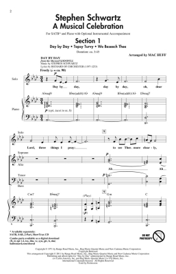 Stephen Schwartz: A Musical Celebration (Choral Medley) - Schwartz/Huff - SATB