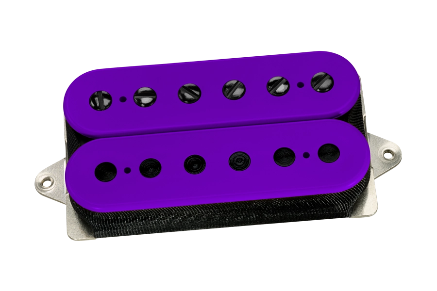 Illuminator Humbucker Neck Pickup, F-Spaced - Purple with Black Poles