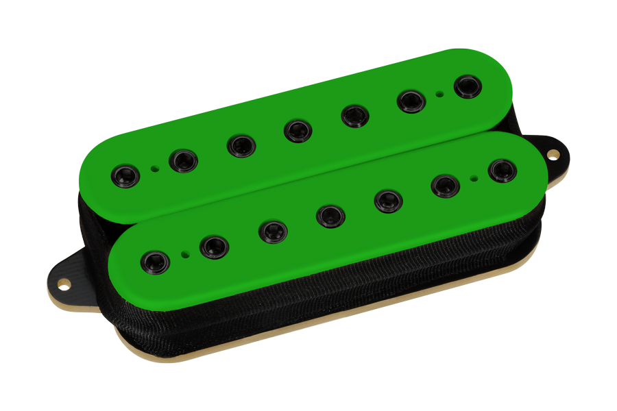 DP712 Super Distortion 7 String Pickup - Green with Black Poles