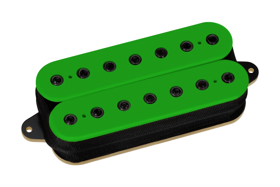 DP712 Super Distortion 7 String Pickup - Green with Black Poles