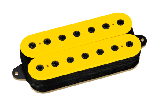 DiMarzio - DP712 Super Distortion 7 String Pickup - Yellow with Black Poles