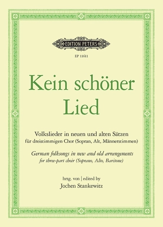 Kein schoner Lied - Stankewitz - SAB